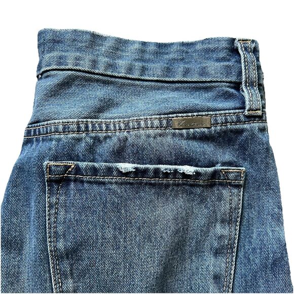 KanCan Jeans 11/29 Blue Taurus High Rise Straight Leg Button Fly Raw Hem KC7392M - Picture 6 of 7